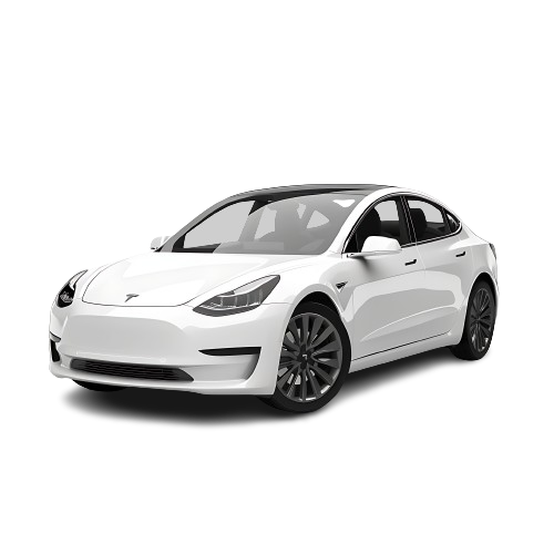 Tesla Model 3 white
